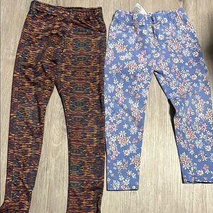 2/$20 Colorful Kids Leggings Set size 4